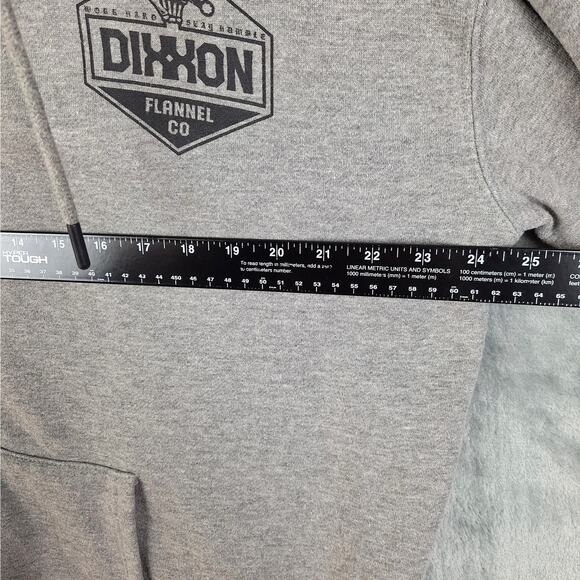 Dixxon Flannel Hoodie Medium Outdoor Working Class Full Zip Ground Up Customs - Picture 7 of 9